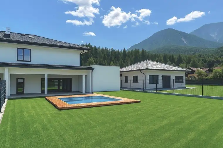 Ihr neues Zuhause mit beheizbarem Pool – stilvoll, nachhaltig, außergewöhnlich