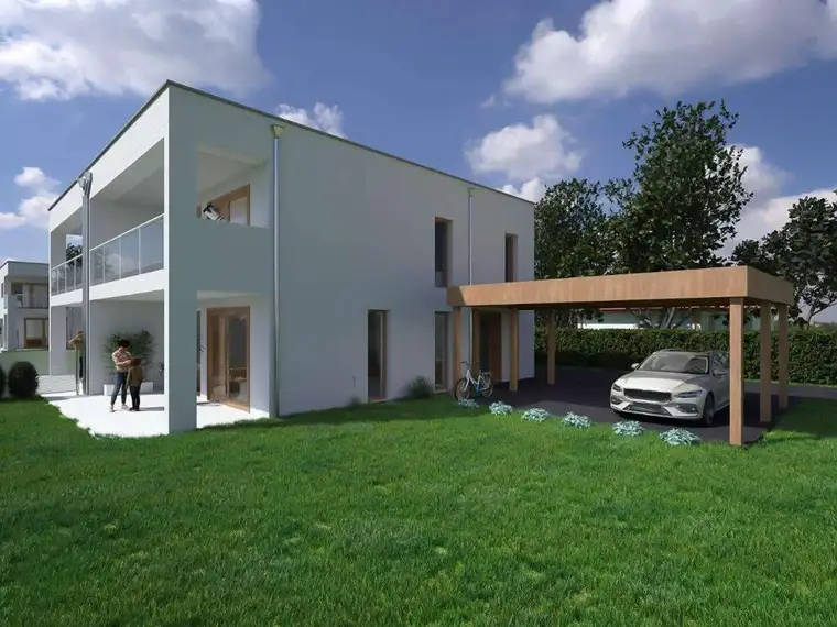 Traumhafte Doppelhaushälfte in Lerchenau: Erstbezug mit Garten, Balkon &amp; Terrasse! PROVISIONSFREI, direkt vom Bauträger!