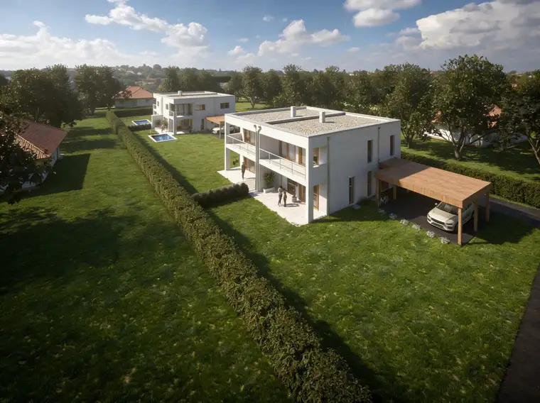 Traumhafte Doppelhaushälfte in Lerchenau: Erstbezug mit Garten, Balkon &amp; Terrasse! PROVISIONSFREI, direkt vom Bauträger!