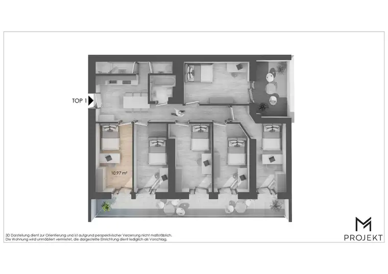 3 WG-Zimmer ab 01.07.2025