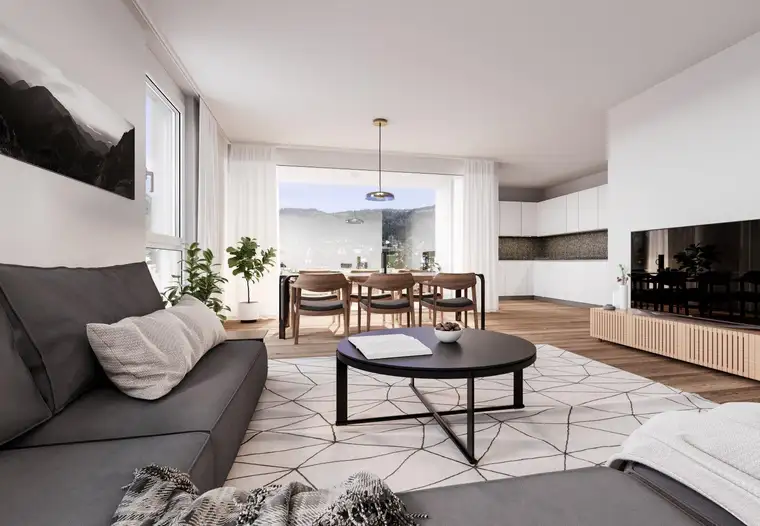Neubau: 4-Zimmer Wohnung mit großem Garten in Bodenseenähe - Wohnbauförderung möglich