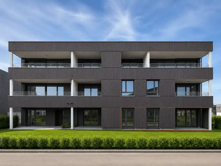 4 WG-Zimmer im Neubau-Gartenwohnung zum Vermieten!