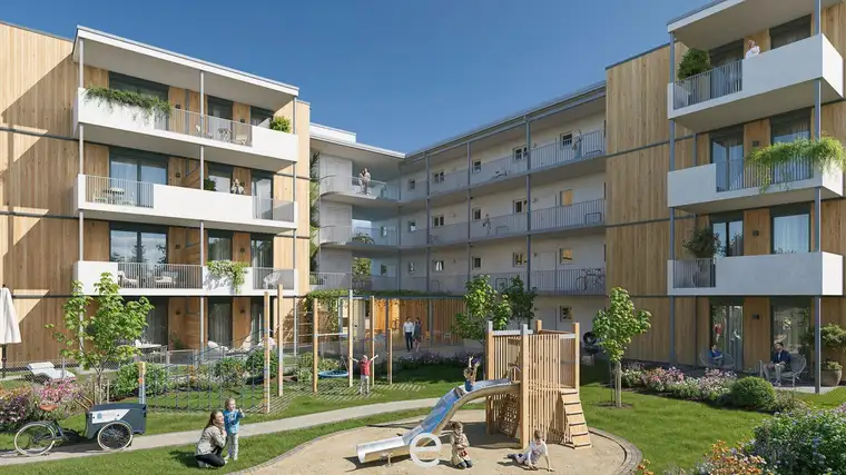 Wohnen über den Dächern von Wels – 3 Zimmer Dachgeschosswohnung mit großzügigem Balkon!