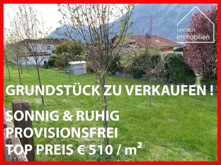 PROVISIONSFREI ! Sonniges Grundstück in BUCH zu TOP PREIS !