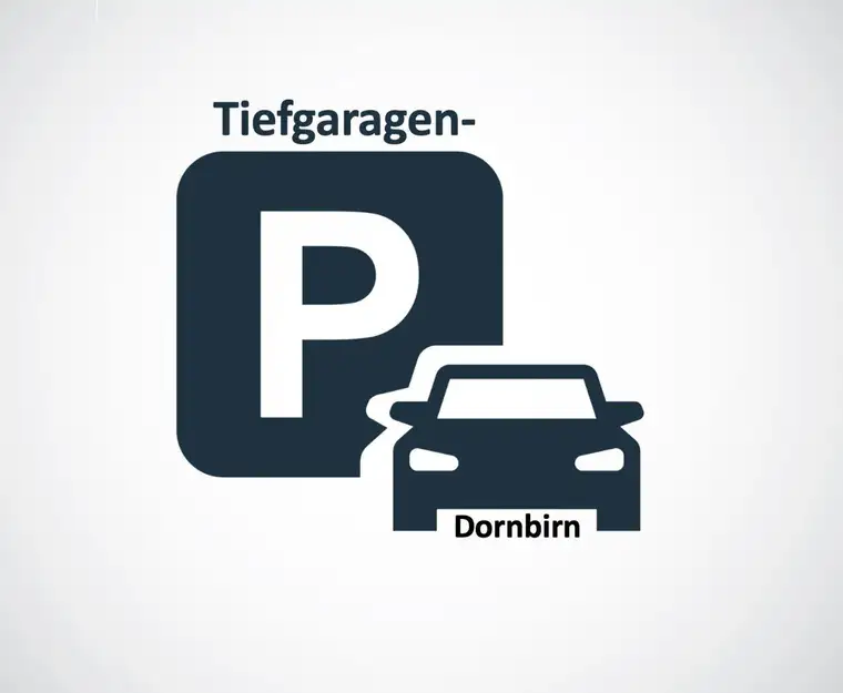 Tiefgaragenstellplatz in Dornbirn zu vermieten!