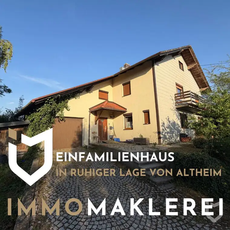 EINFAMILIENHAUS MIT GROßEM GRUNDSTÜCK IN RUHIGER LAGE VON ALTHEIM