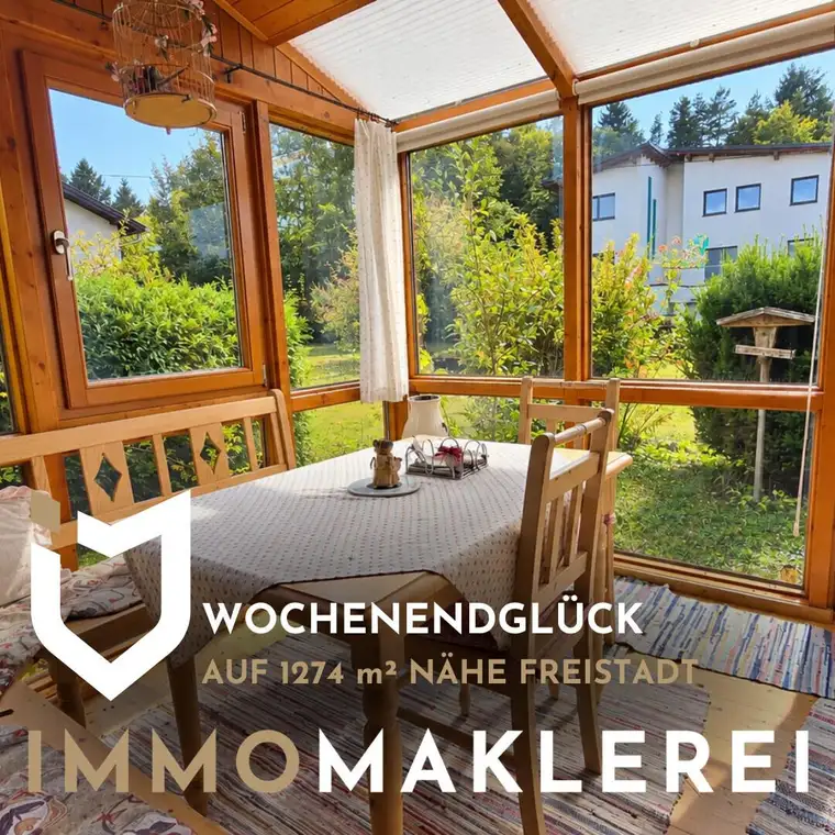 WOCHENENDGLÜCK AUF 1.274 m² NÄHE FREISTADT