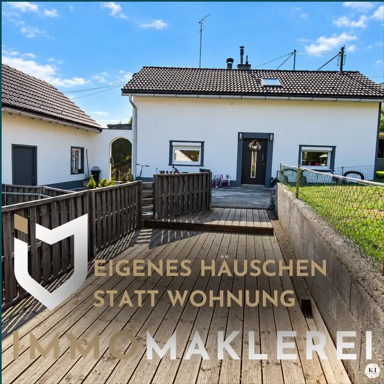 KLEINES FEINES HÄUSCHEN MIT GROßEM GARTEN IN NEUZEUG