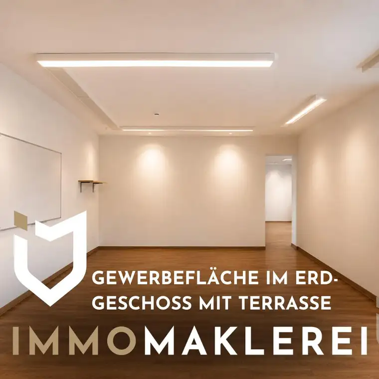 ATTRAKTIVE GEWERBEFLÄCHE IM ERDGESCHOSS MIT TERRASSE TERNBERG