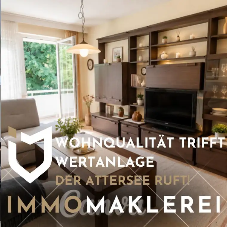 WOHNQUALITÄT TRIFFT WERTANLAGE - DER ATTERSEE RUFT!