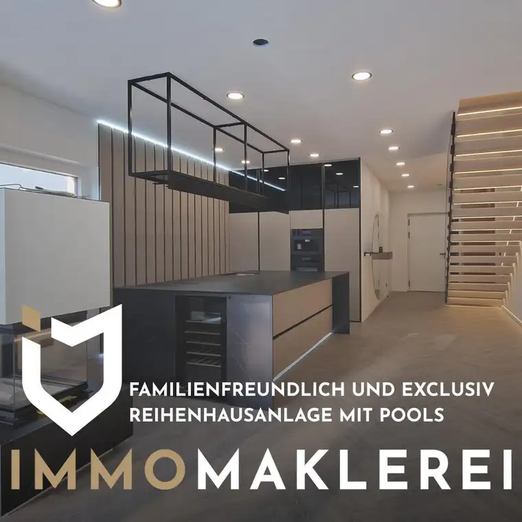 FAMILIENFREUNDLICH UND EXCLUSIV - REIHENHAUSANLAGE MIT POOLS