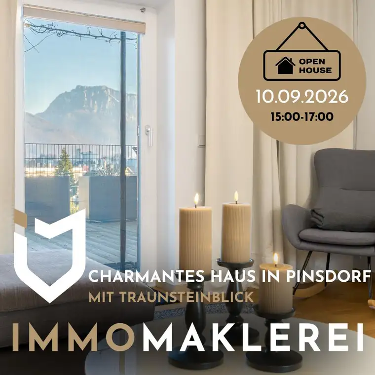 OPEN HOUSE AM 10.09.2026 VON 15 - 17 UHR BITTE UM ANMELDUNG