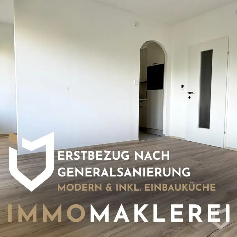 ERSTBEZUG NACH GENERALSANIERUNG! TRAUMHAFTE 2 ZIMMER WOHNUNG IN RUHIGER LAGE VON BAD HALL