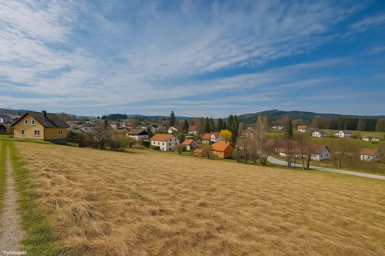 Großzügiges Grundstück in traumhafter Lage von Bad Großpertholz – mit herrlichem Fernblick!