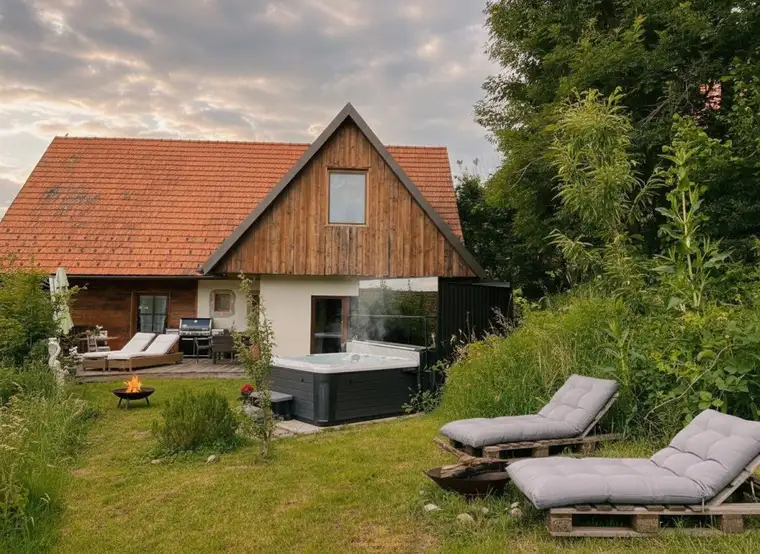 Privates Chalet mit Wellnessbereich | 150 m² | Eigennutzung &amp; laufende Mieteinnahmen | Brodersdorf, Stmk