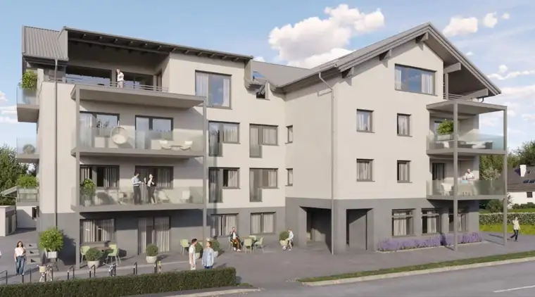 WEITBLICK - 3-Zimmer-Terrassenwohnung in Wörthersee-Nähe