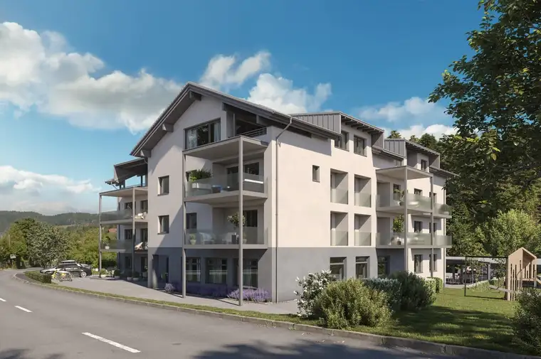 WEITBLICK - Erstbezug 2-Zimmer-Terrassenwohnung in Wörthersee-Nähe