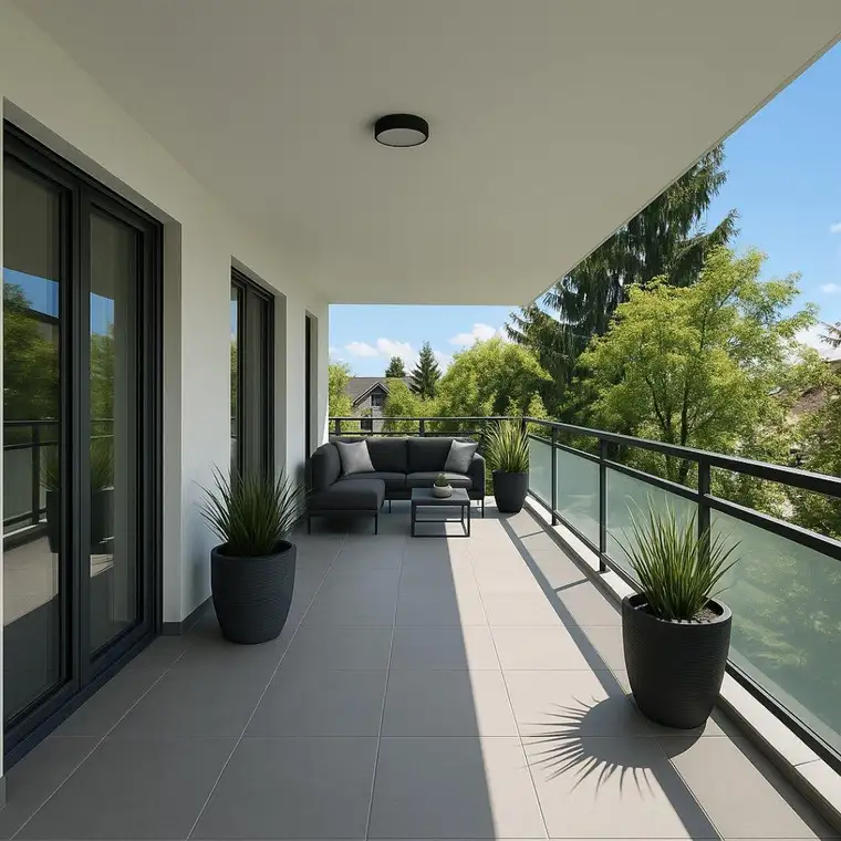 Schlüsselfertig: Sonnige Wohnung mit zwei Balkonen!