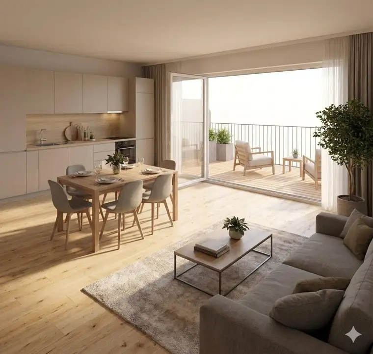 Erstbezug mit Flair! Ihr moderner Wohntraum mit Balkon in Achau!