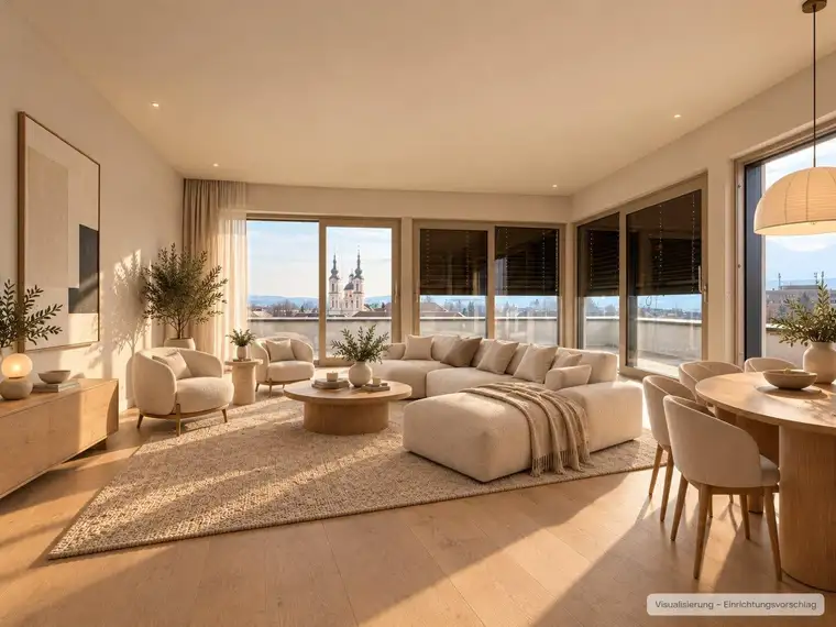 Eine ganze Etage nur für Sie – ca. 230 m² Penthouse mit ca. 130 m² Terrassen in Villach
