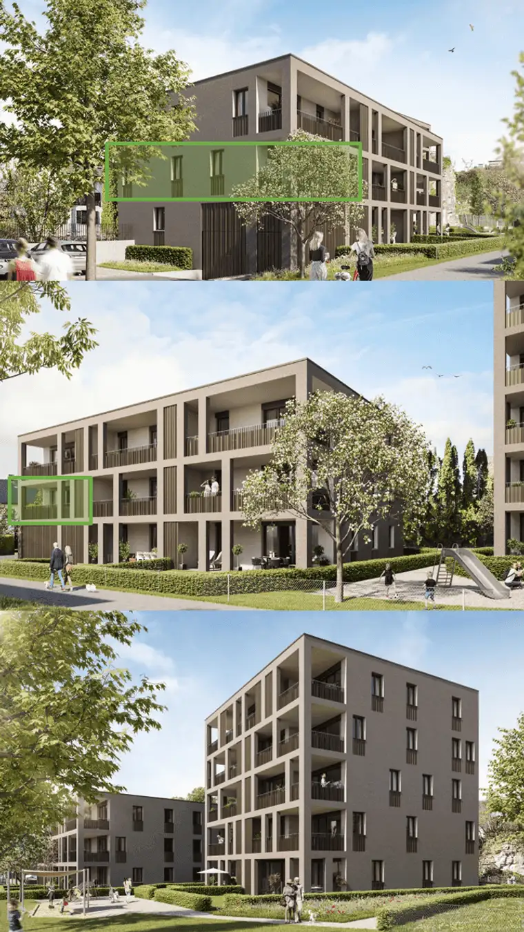 Neue 3-Zimmer-Wohnung mit Balkon &amp; Küche in Bregenz