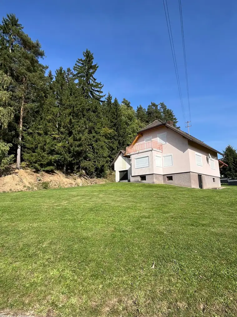 Charmantes Einfamilienhaus mit großzügigem Grundstück in sonniger Ruhelage - Hart bei Lavamünd