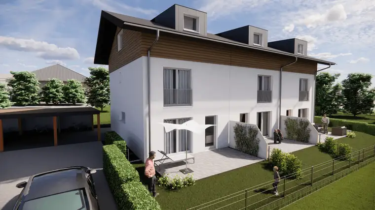 NEUBAU ECKREIHENHAUS IN NUSSDORF AM HAUNSBERG