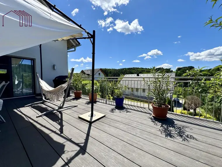 WOHLFÜHLFAKTOR : Einfamilienhaus mit Fernblick und viel Stauraum nähe Hausmannstätten