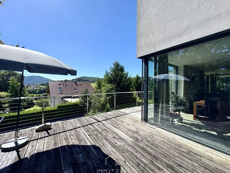 NACHHALTIGER LUXUS IN GRAZ-ANDRITZ : Modernes Passivhaus mit Fernblick und Traumgarten
