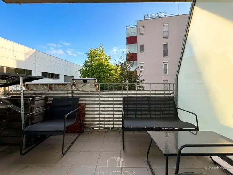 NÄHE TU GRAZ: Sonnige 2-Zimmer-Wohnung mit Extraküche, Westbalkon und Tiefgarage