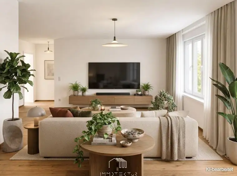 WALTENDORF-LIEBHABER: Modernisierte 3 Zimmer mit BALKON + LOGGIA und eigener Garage!