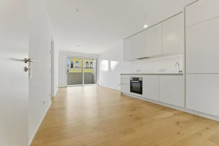 2-Zimmer-Neubauwohnung mit Loggia im 5. Obergeschoss in 1050 Wien