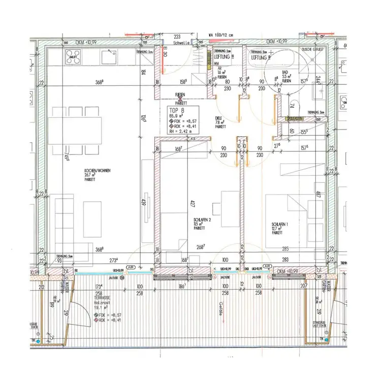 Lichtdurchflutete 3-Zimmer-Wohnung mit großzügigem Balkon in Bregenz – „Wohnanlage Am Stein“