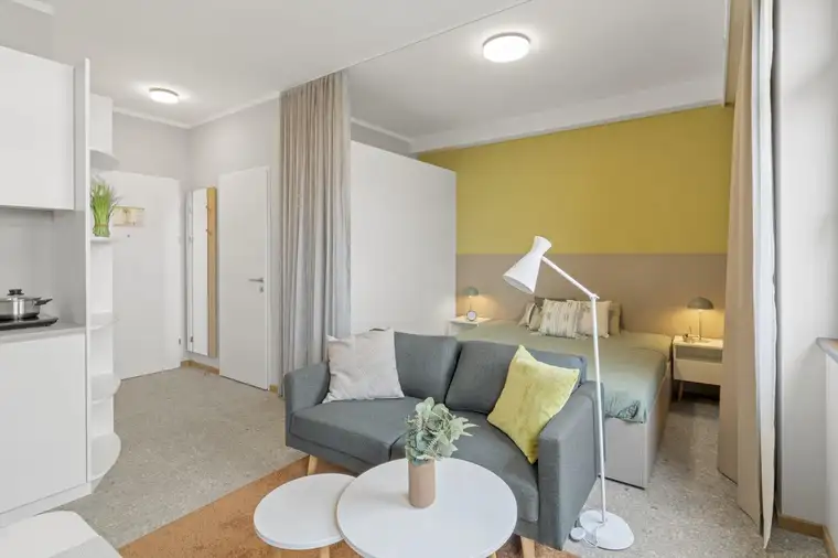 * ALL-INCLUSIVE-LIVING * im HANS-Y - Pauschalmiete (inkl. Strom, Heizung, Internet, Pool, Gym, Spa &amp; vieles mehr) + flexible Laufzeiten!