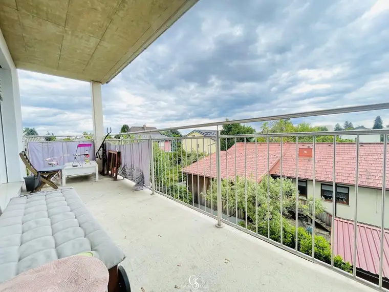 2-Zimmer-Wohnung mit großem Südbalkon &amp; Gartennutzung