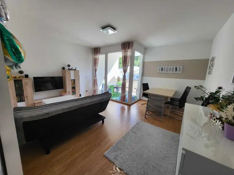 Gut aufgeteilte 3-Zimmer-Wohnung für Ruhesuchende mitten im Grünen