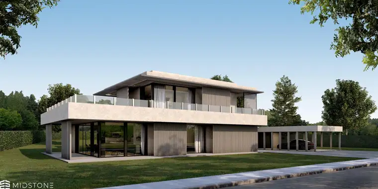 *Gestalten Sie Ihr Zuhause* Großzügiger Einfamilienhaus-Rohbau mit zwei Terrassen und Garten