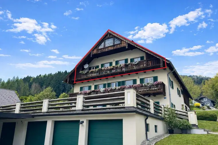 3-ZI Wohnung am Mondsee mit Badeplatz, saniert zu vermieten 115m2 inkl. 2 Carport-Stellplätze