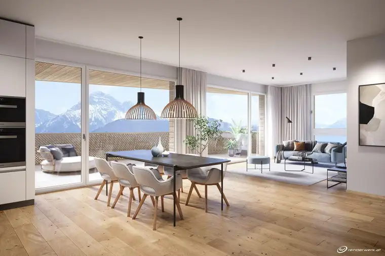 SONNENPLATZL | traumhafte 3-Zimmer-Dachgeschosswohnung im Erstbezug | Lechaschau