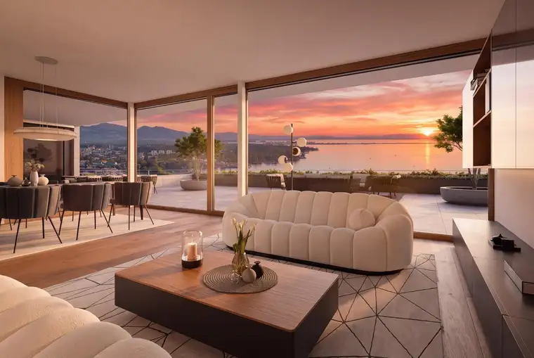 Einzigartiges Penthouse über dem Bodensee: 219 m² Wohnfläche &amp; 119 m² Panorama-Terrasse