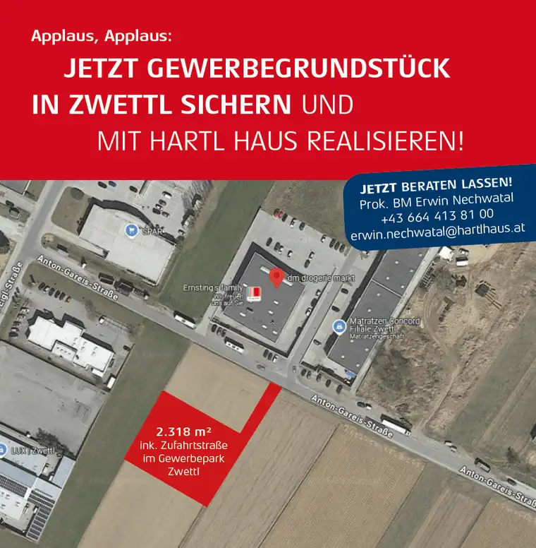Gewerbegrundstück in 3910 Zwettl
