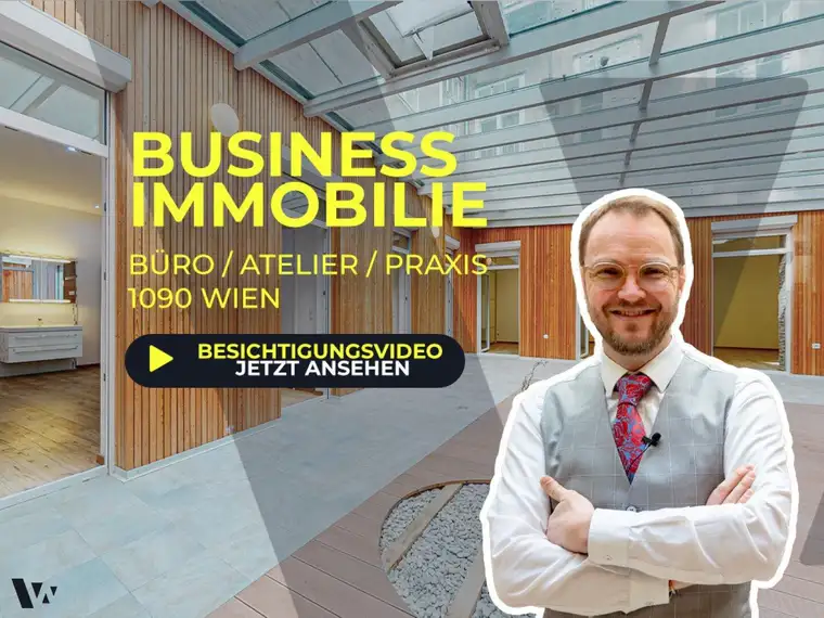 EINZIGARTIGES ATELIER MIT ÜBERDACHTEM INNENHOF | VIDEO-PRÄSENTATION