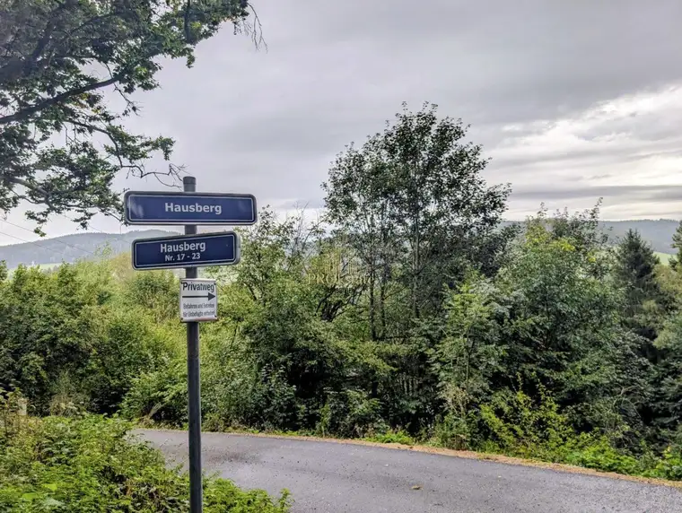 Braugrundstück in Ruhelage - Hanglage