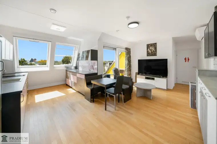Modernes Wohnen über den Dächern – ca. 76 m² Dachgeschoßtraum mit Terrasse und Top-Ausstattung in Wien Liesing