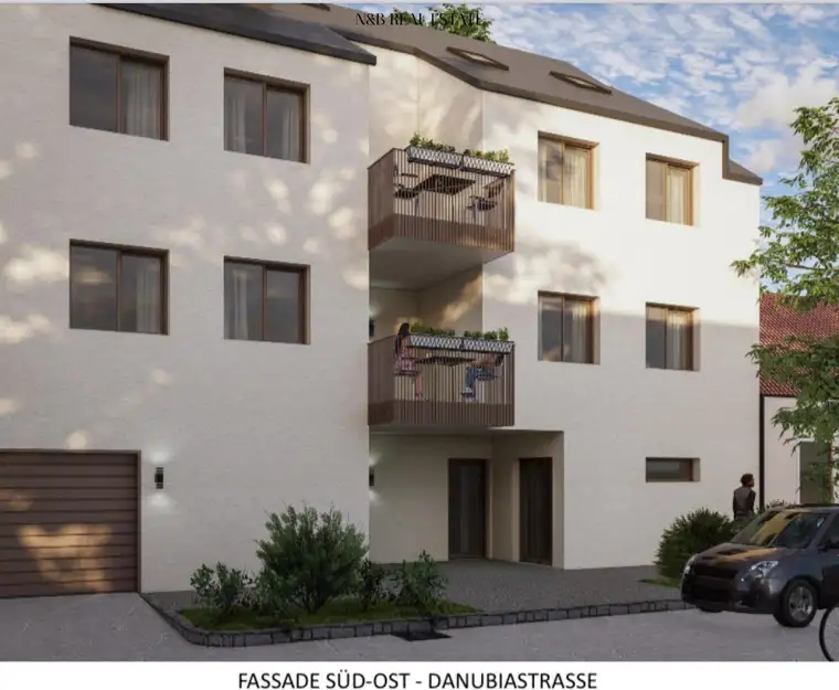 Erstbezug!Charmante 2-Zimmer Wohnung mit Balkon in Mannswörth