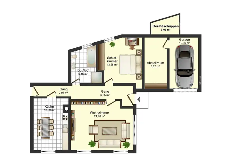 DRINGEND! Günstige und helle Wohnung im Zentrum von Fieberbrunn zu verkaufen