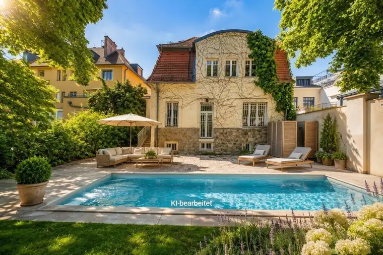 Exklusive Villa mit Garten &amp; Parkblick