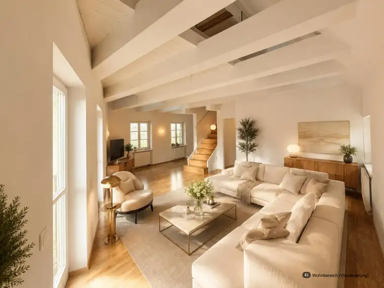 Lichtdurchflutete charmante Maisonette-Wohnung – Erstbezug nach Sanierung