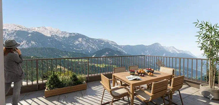 Stilvolles Alpen-Penthouse mit unverbaubarem Dachsteinblick - Neubauprojekt