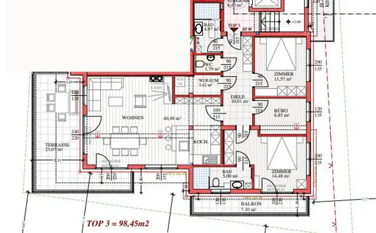 Exklusive Südwest-Wohnung in ruhiger Panoramalage